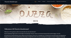 Desktop Screenshot of pizzeriaislandstorget.com