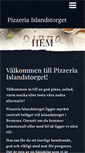 Mobile Screenshot of pizzeriaislandstorget.com