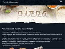 Tablet Screenshot of pizzeriaislandstorget.com